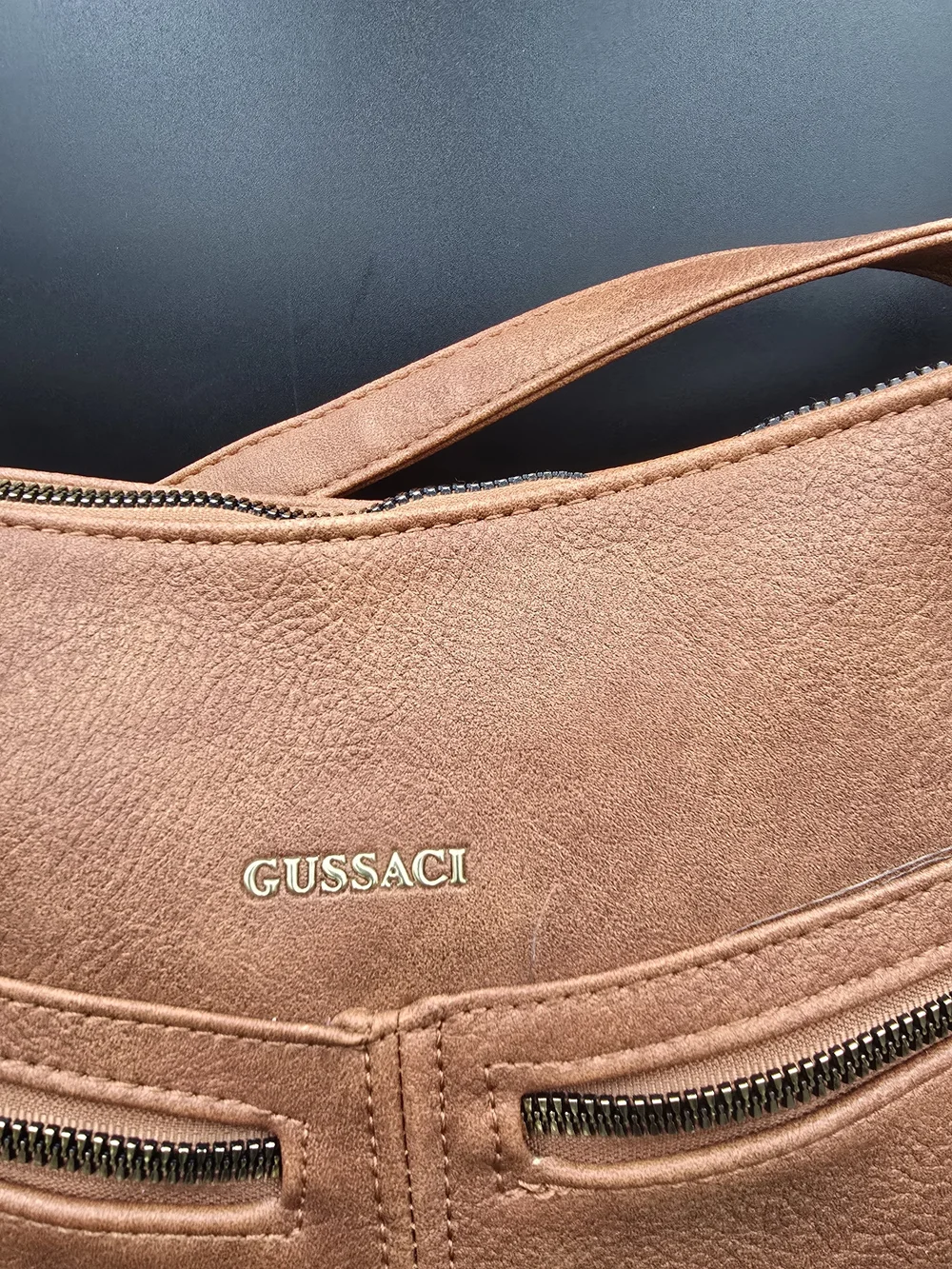 Gussaci tan crossbody